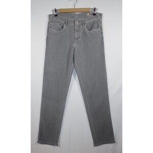 Faherty Grey Stretch Terry 5 Pocket Pants Athletic Jeans Size 32 x 31 Iron